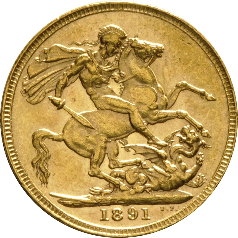 1891 Sterlina - Vittoria - Giubileo - Londra