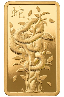 2025 Lingottino d'Oro PAMP 5g Anno del Serpente