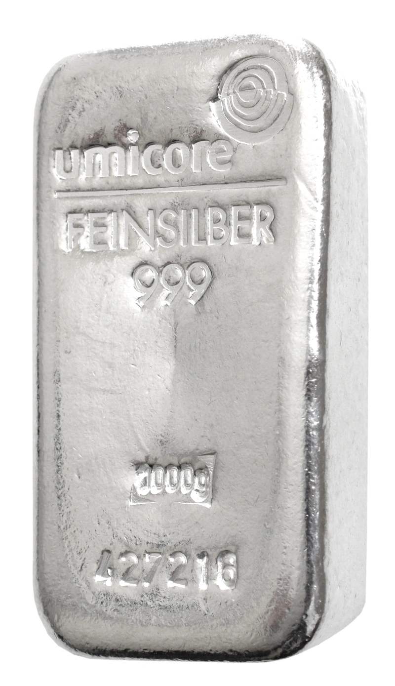 Umicore 1Kg Lingotto d'Argento