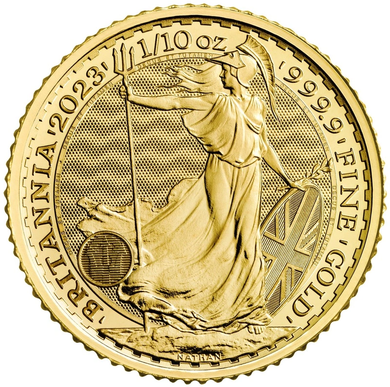 2023 Britannia d'Oro Re Carlo 1/10oz