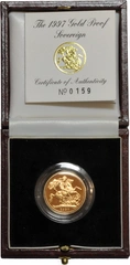 1997 Proof Sterlina d'Oro - Cofanetto