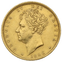 1826 - Sterlina - Giorgio IV Testa Nuda