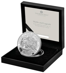 2023 Re Artú - Moneta d'Argento da 1oz Proof Confezionata - Serie Miti e Leggende