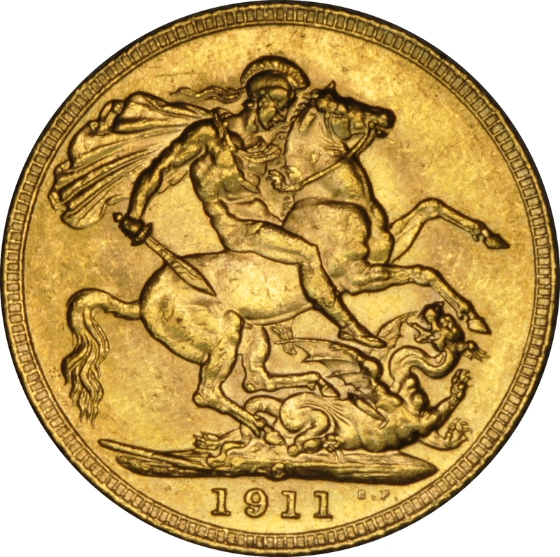 1911 Gold Sovereign Coin George V Canada