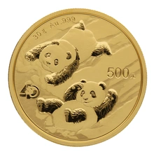 Panda Cinese 30g d'Oro 2022