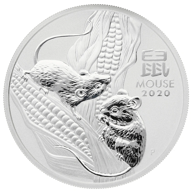Anno del Topo d'Argento 2020 1oz - Perth Mint