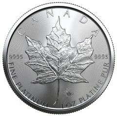 2022 Maple Canadese di Platino 1oz