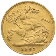1903 Mezza Sterlina - Edoardo VII - Londra