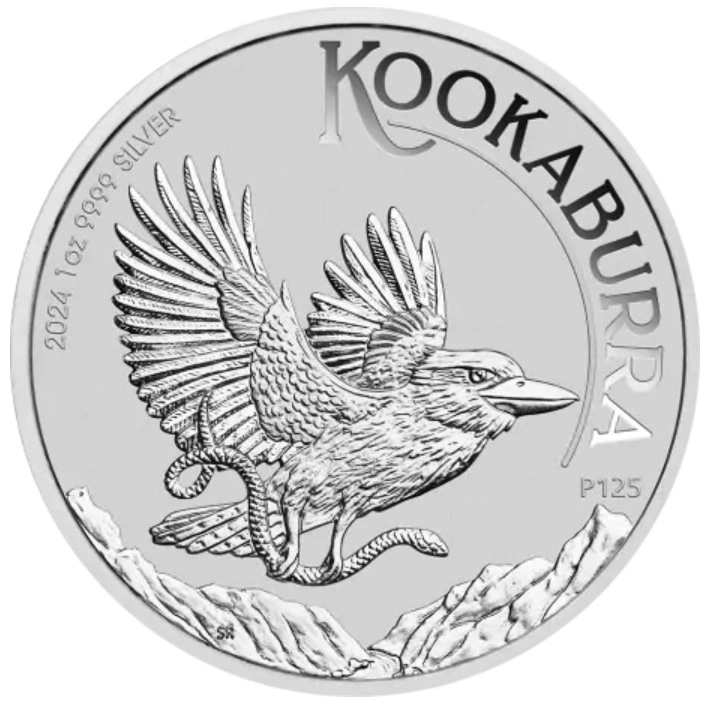 2024 1oz Kookaburra d'argento