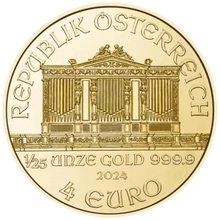 2024 Philarmonic Austriaca d'Oro 1/25oz