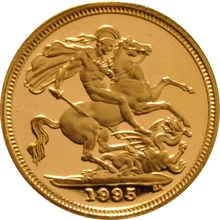 Mezza Sterlina d'Oro Proof - Grado B