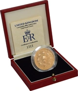 1993 - Proof 5 Pound d'Oro - 40° Anniversario Incoronazione