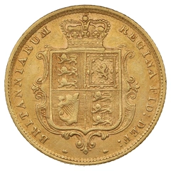 1884 Mezza Sterlina - Vittoria Giovane - Stemma Coronato - Londra