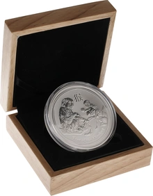 Cofanetto Regalo - Moneta d'Argento 2oz Serie Lunar Australiana