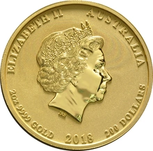Anno del Cane 2018 in Oro 2oz -Perth Mint