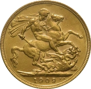 1909 Sterlina - Edoardo VII - Londra