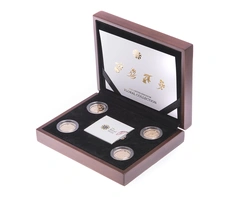 2013 Proof £1 d'Oro - Valuta UK - Collezione Floreale
