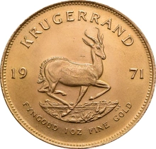 1971 1oz Krugerrand d'Oro