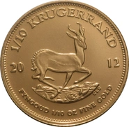 2012 Krugerrand d'Oro 1/10oz