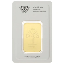 Metalor 20 Grammi Lingottino d'Oro