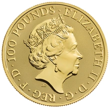 2021 Queen's Beast Completer d'Oro 1oz
