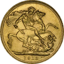 1913 Sterlina - Giorgio V - S