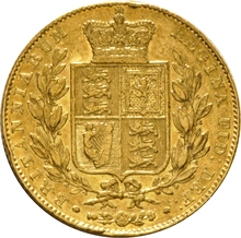 1842 Sterlina - Vittoria Giovane - Stemma Coronato - Londra