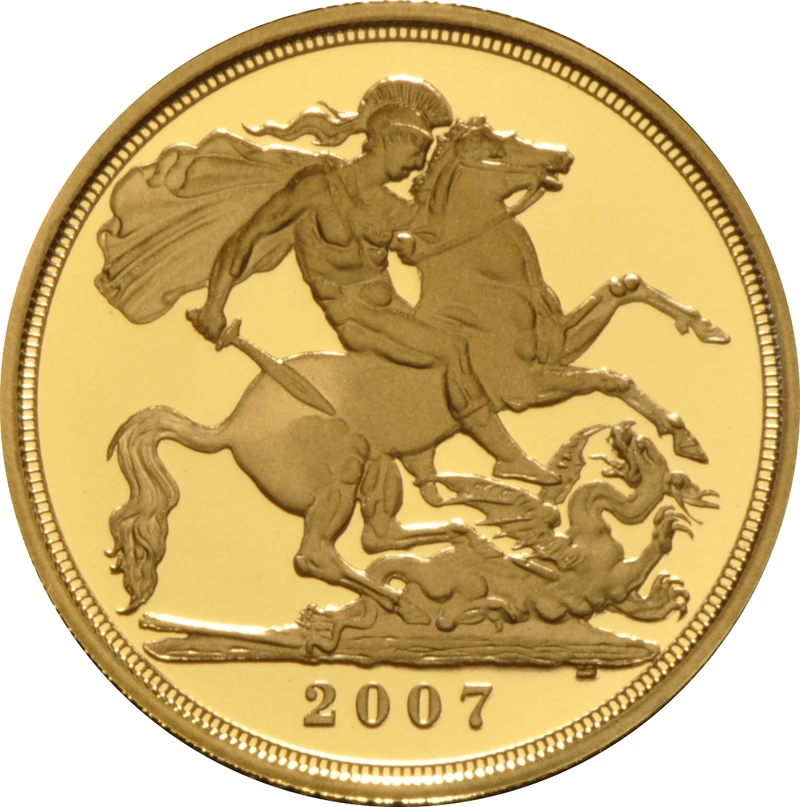 2007 Mezza Sterlina - Elisabetta II - Quarto Ritratto con Diadema - Proof senza Confezione