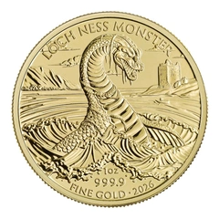 Moneta d'oro da 1 oz da 2026 Creature Leggendarie di Lochness