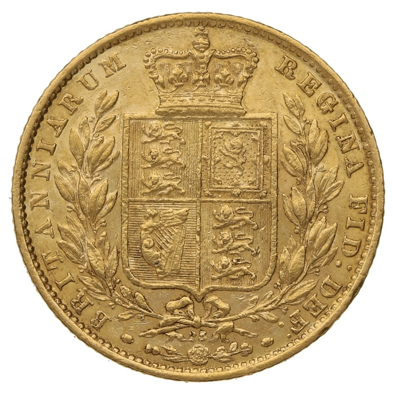 1868 Sterlina - Vittoria Giovane - Stemma Coronato - Londra