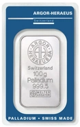 Argor-Heraeus Lingotto di Palladio 100g