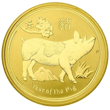 Anno del Maiale d'Oro 2019 - Perth Mint