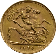 1930 Sterlina d'Oro - Giorgio V - SA