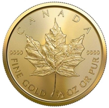2023 Maple Canadese d'oro 1/2 oz