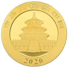 Panda Cinese 30g d'Oro 2020