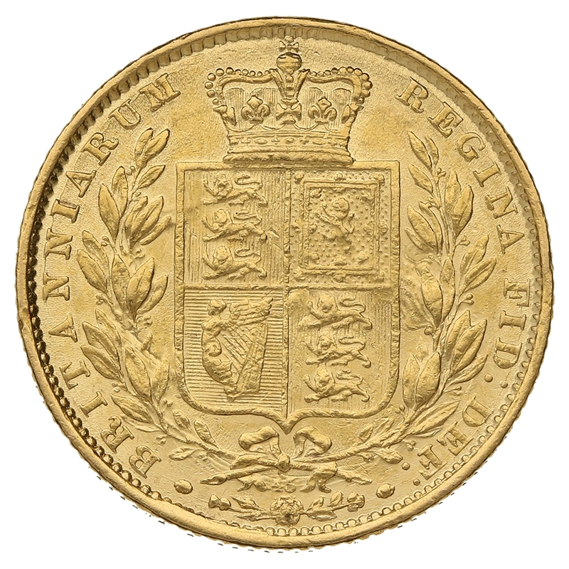 1864 Sterlina - Vittoria Giovane - Stemma Coronato - Londra