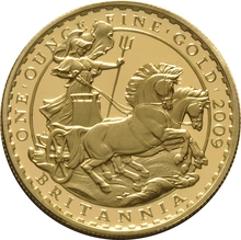 2009 Proof Britannia d'Oro - Cofanetto da 4 Monete