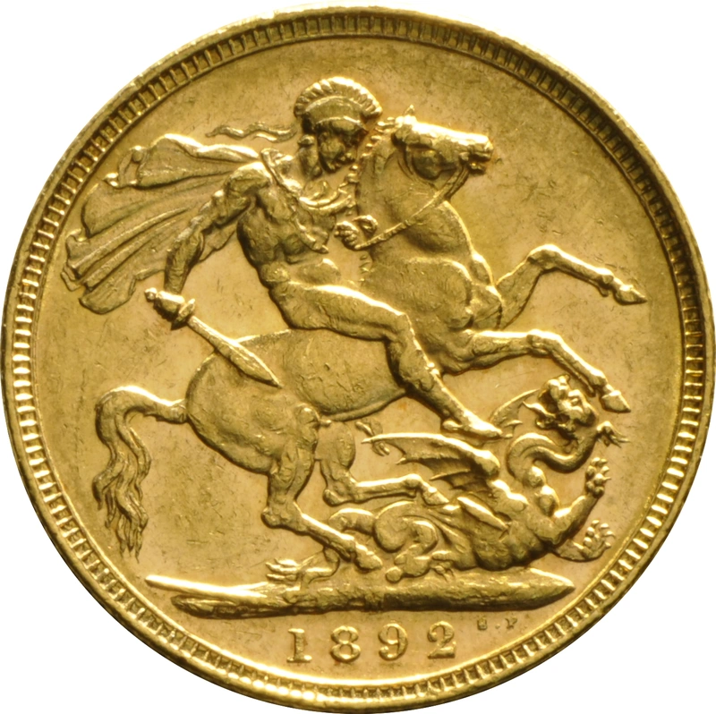 1892 Sterlina - Vittoria - Giubileo - M