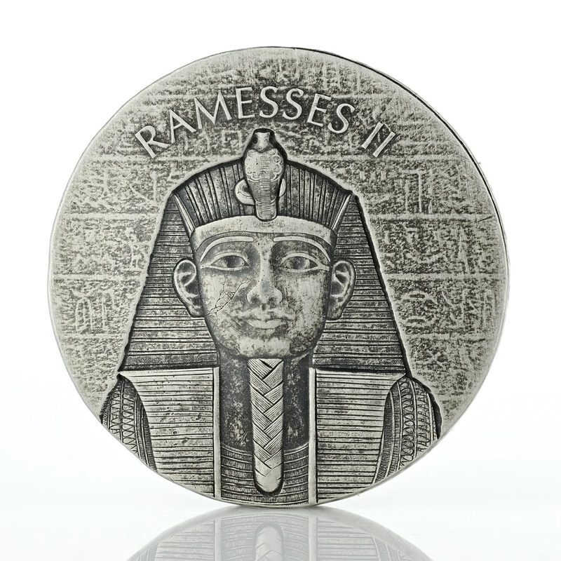 2017 Moneta d'argento 2oz Faraone Ramesses II