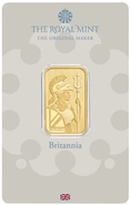 Lingotto d'oro da 10 g Britannia coniato