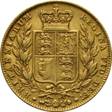 1846 Sterlina - Vittoria Giovane - Stemma Coronato - Londra
