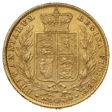 1862 Sterlina - Vittoria Giovane - Stemma Coronato - Londra