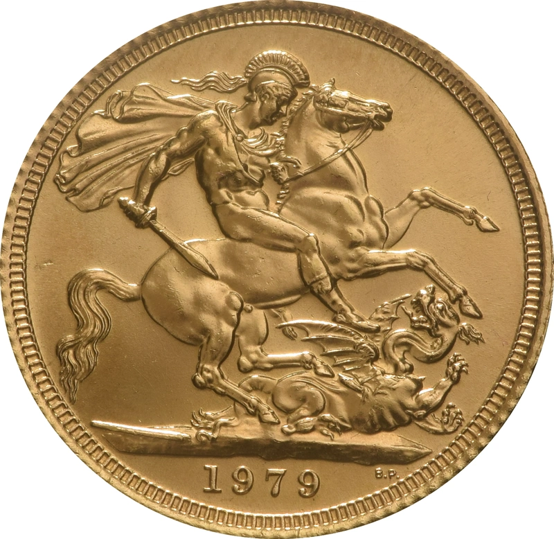 1979 Sterlina - Elisabetta II - Corona Giovane