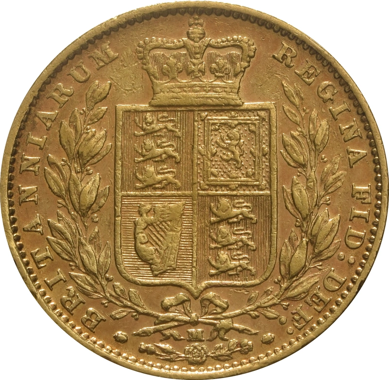 1882 Sterlina - Vittoria Giovane - Stemma Coronato - M