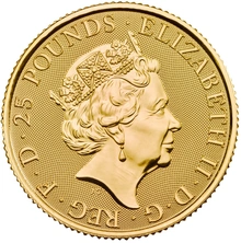 Anno del Cane 2018 in Oro 1/4oz - Royal Mint