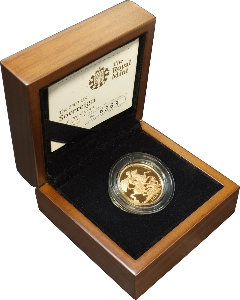 2009 Proof Sterlina d'Oro - Cofanetto