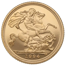 1994 Mezza Sterlina - Elisabetta II - Terzo ritratto - Corona Anziana - Proof con Confezione