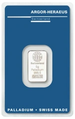 Argor-Heraeus Lingottino di Palladio 5g