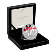 The Rolling Stones - Moneta d'Argento Proof 1oz Serie Leggende della Musica