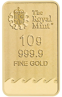 Lingotto d'oro da 10 g Britannia coniato